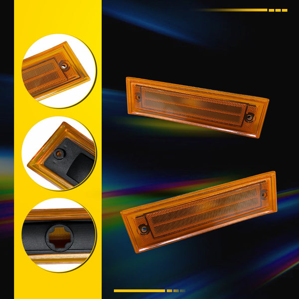 LED Side Marker Light Housing Front for Chevrolet GMC K5 Suburban 1981-1991