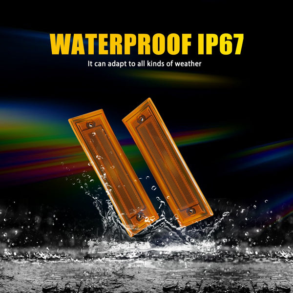 LED Side Marker Light Housing Front for Chevrolet GMC K5 Suburban 1981-1991