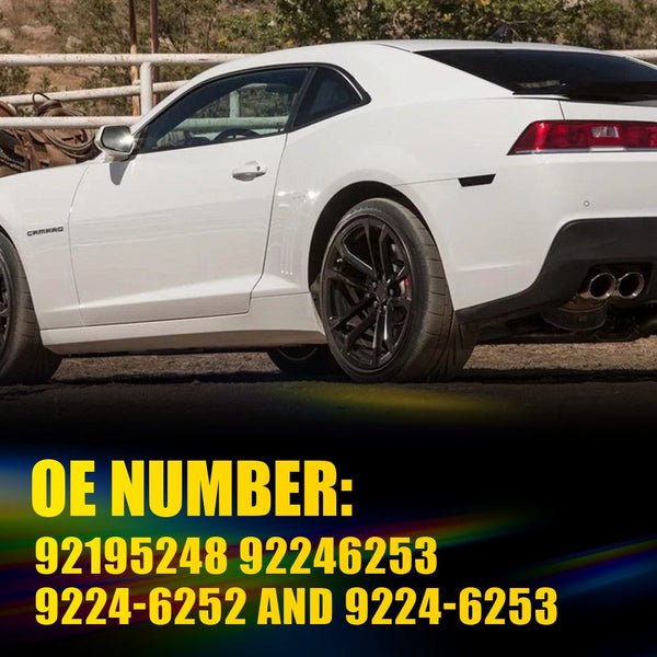 LED Side Marker Light Rear for Chevrolet Camaro 2010-2015, Smoked Lens, Rear Only