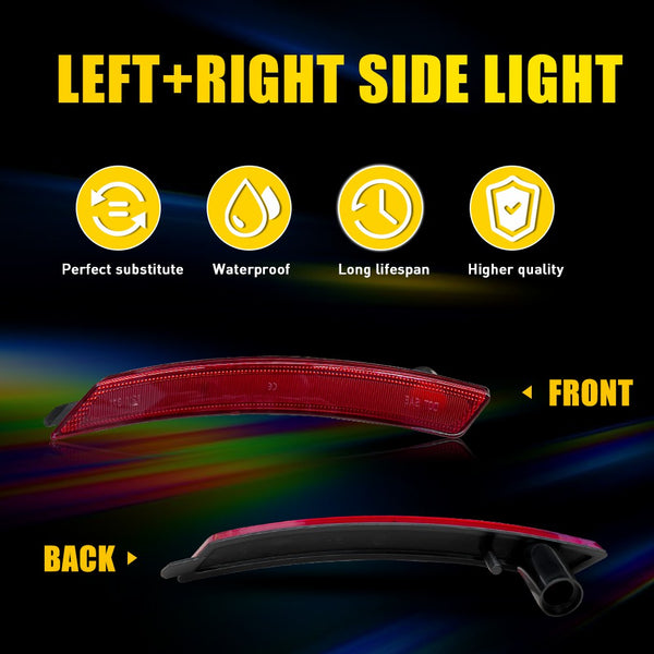 LED Side Marker Light Rear Housing for MINI Cooper R55 R56 R57 R60 2005-2016