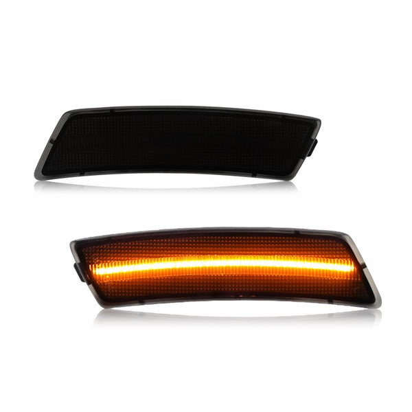 LED Side Marker Light Reflector for Volkswagen Tiguan 2018-2023, Front L&R, Bumper