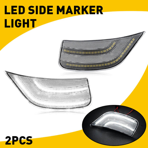 LED Side Marker Light Replacement for 2021-2023 Yukon XL/Denali/Tahoe/Suburban/Escalade/Escalade ESV Driver Passenger Side