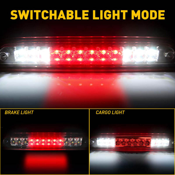 LED Third Brake Light Red Shell For Ford Ranger, Explorer, F-Series SD Models, Mazda B-Series