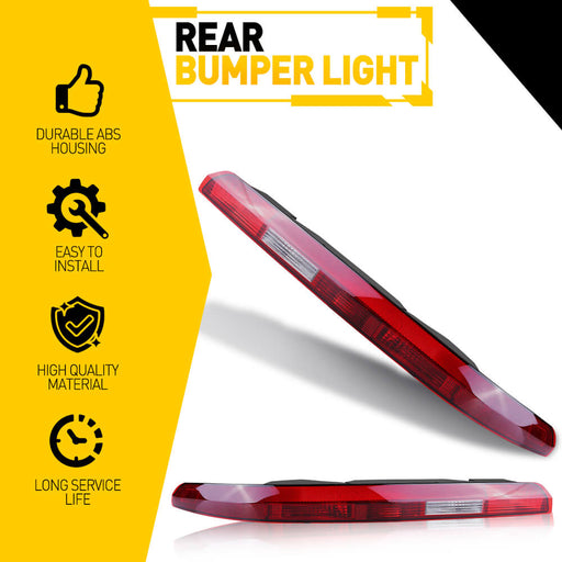 Rear Bumper Light w/Halogen Bulb Fits 2016-2020 Audi Q7 - US Version / With 5 Holes