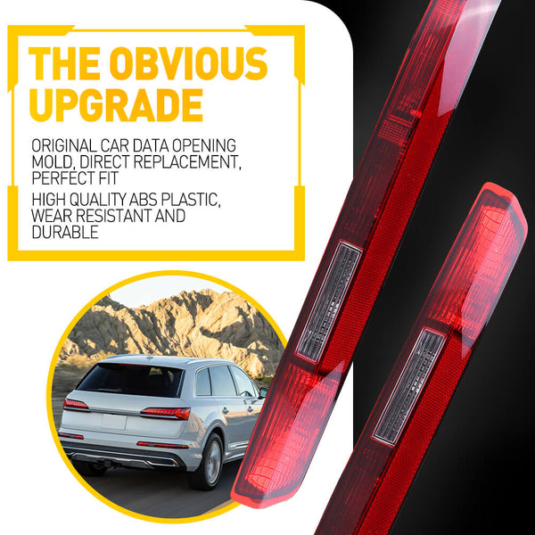 Rear Bumper Light w/Halogen Bulb Fits 2016-2020 Audi Q7 - US Version / With 5 Holes