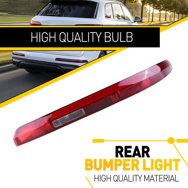 Rear Bumper Light w/Halogen Bulb Fits 2016-2020 Audi Q7 - US Version / With 5 Holes