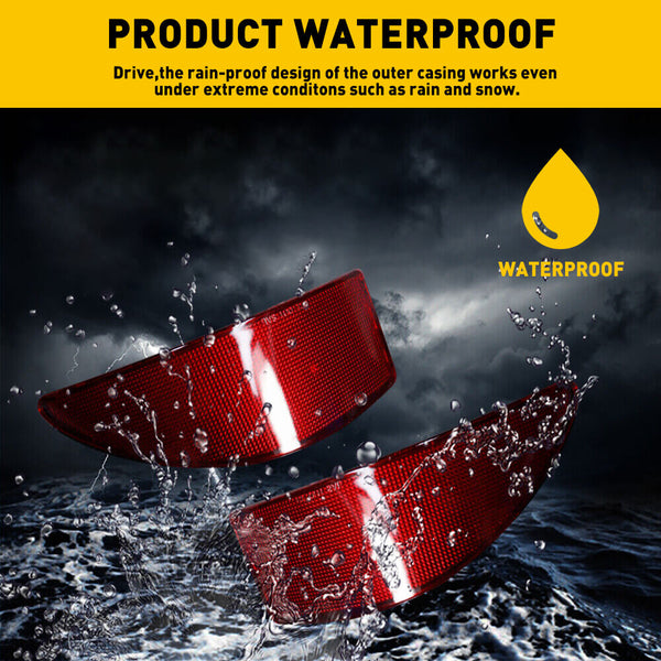 Rear Bumper Reflector for 2006-2013 Lexus IS250 IS350 Left+Right Side