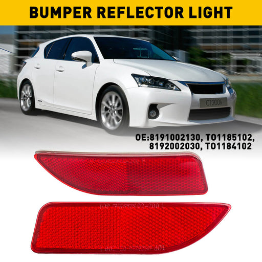 Rear Bumper Reflector Lamp Case For 2011-2013 Lexus CT 200h CT200h, 2011-2013 Toyota Corolla