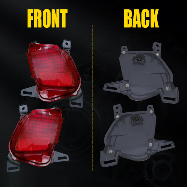 Rear Bumper Reflector Set For 2014-2019 Toyota Highlander Rear Left & Right
