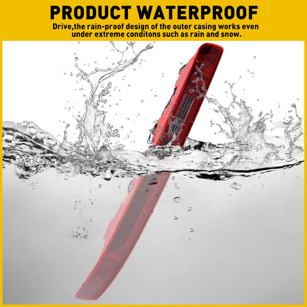 Rear Bumper Reverse Tail Light Fog Lamp Compatible with 2006-2015 Audi Q7 (US version only)