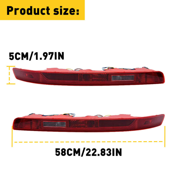 Rear Bumper Reverse Tail Light Fog Lamp Compatible with 2006-2015 Audi Q7 (US version only)