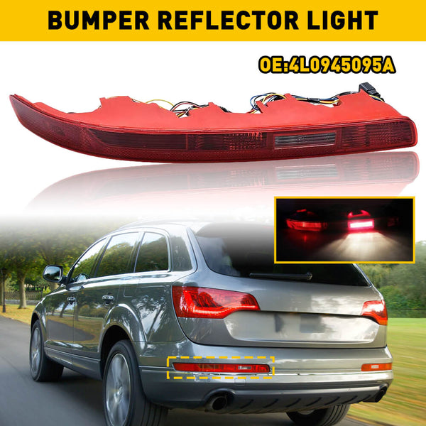 Rear Bumper Reverse Tail Light Fog Lamp Compatible with 2006-2015 Audi Q7 (US version only)