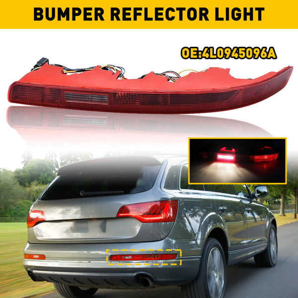 Rear Bumper Reverse Tail Light Fog Lamp Compatible with 2006-2015 Audi Q7 (US version only)