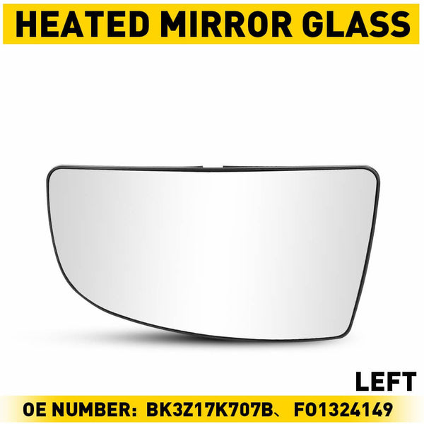 Rearview Side Mirror Glass for 2015-2022 Ford Transit 150 250 350 350HD - Upper & Lower Mirror Glass