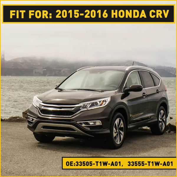 Red Rear Bumper Reflector Lamp Case Compatible with 2015-2016 Honda CRV