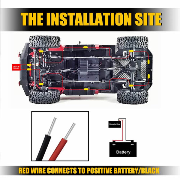 RGB Dreamcolor LED Car Underglow Lights Music Bluetooth APP Remote Control-9 LEDs Per Light