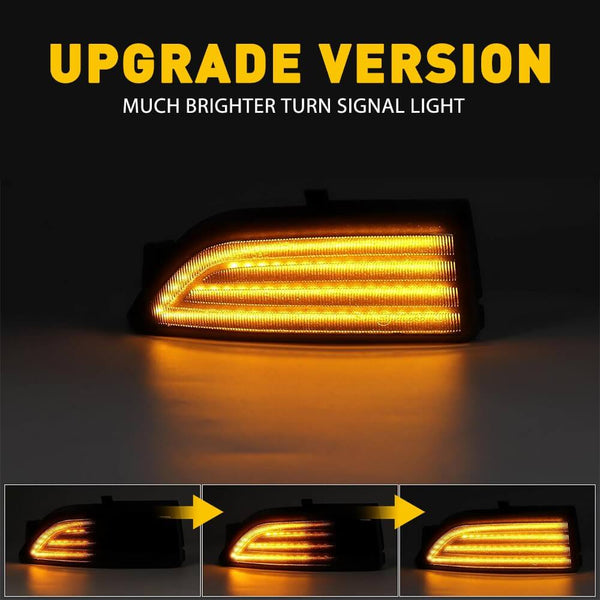 Sequential LED Rearview Side Mirror Turn Signal Light Fits 2019-2023 Ford Ranger Lariat