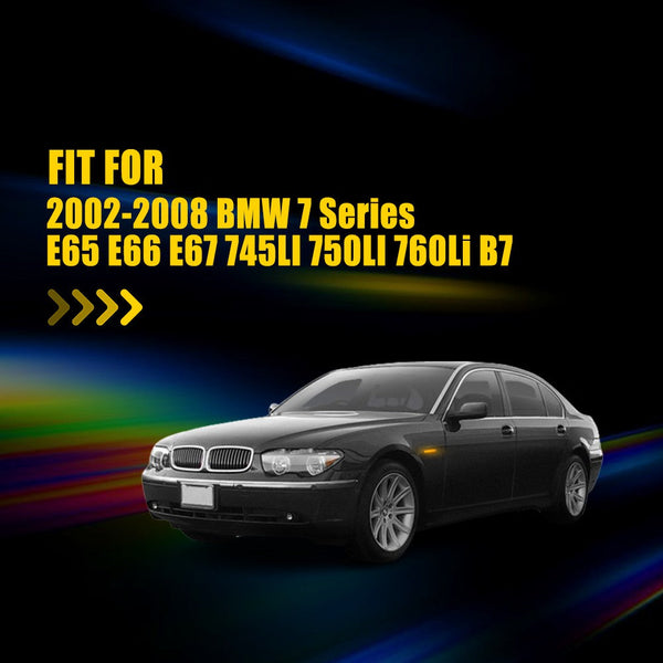 Smoked Amber Sequential LED Side Marker Light for BMW 7 Series 2002-2008, Front