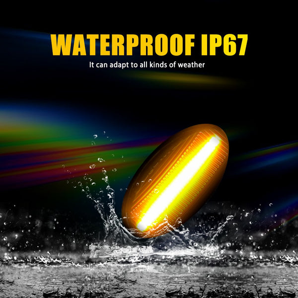 Smoked Dynamic LED Side Marker Light for Mini Cooper R50/R52/R53 2002-2008, Front