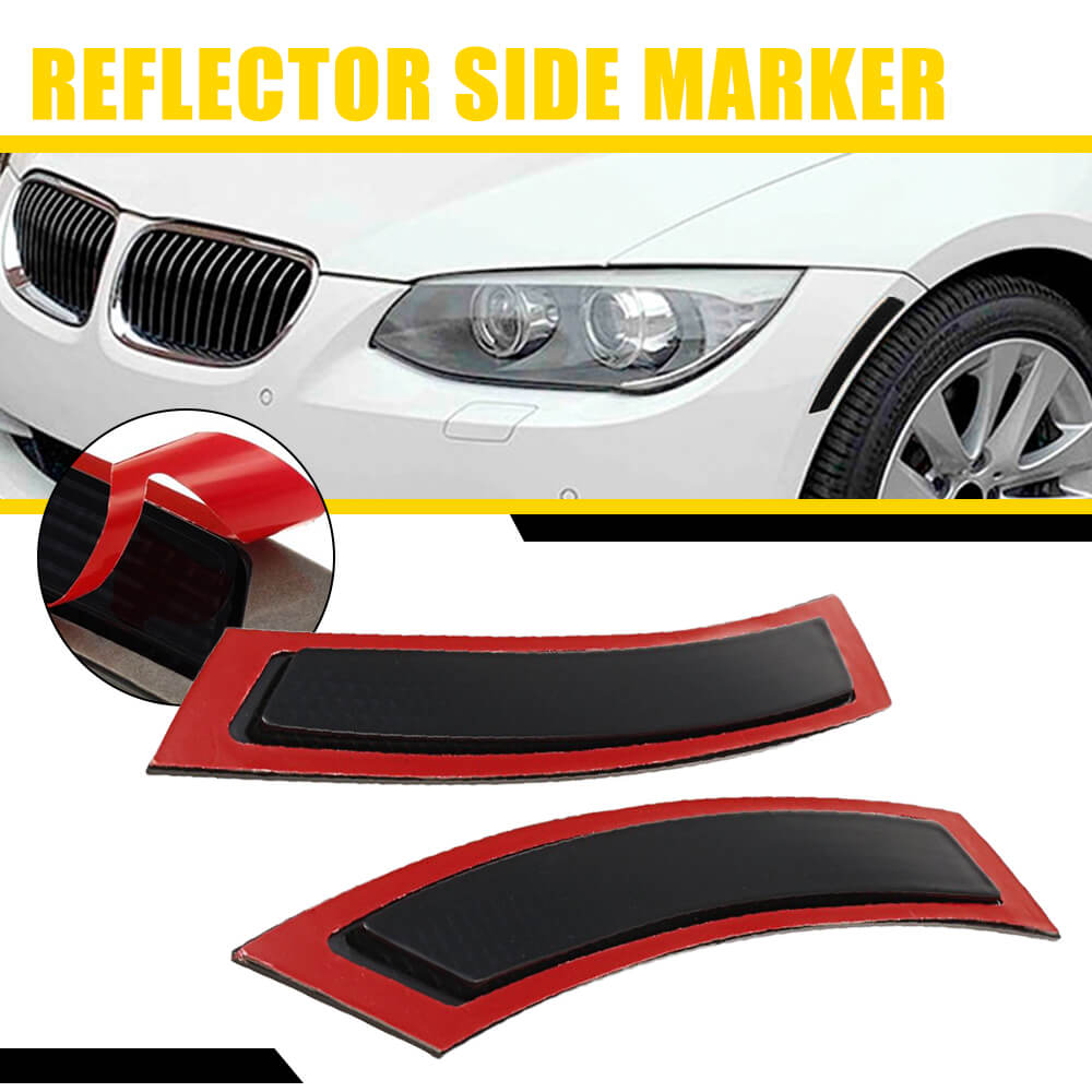Smoked Front Bumper Reflector Side Marker Fits 2007-2013 BMW 3 Series E92 E93