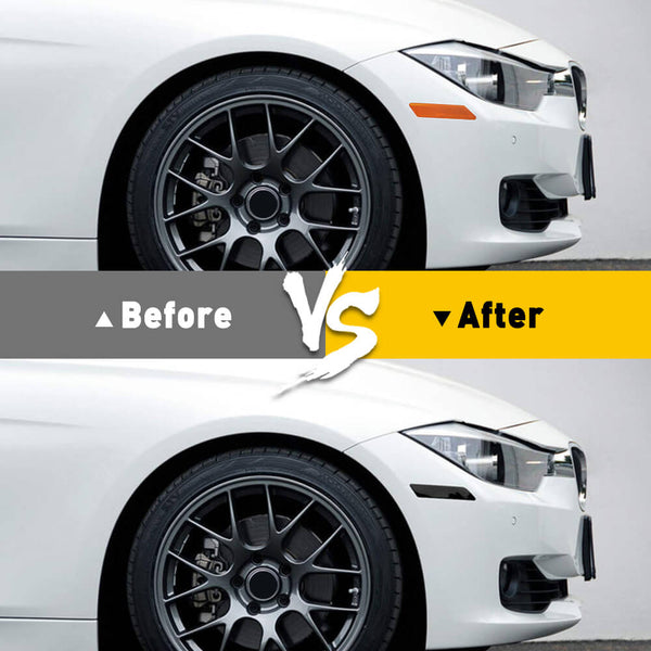 Smoked Front Bumper Side Marker Reflector for BMW Models (without bulbs)