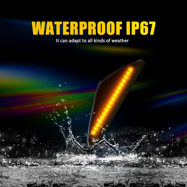 Smoked LED Side Marker Light for BMW F25 X3/X5/X6 E70/E71/E72, Signal Light