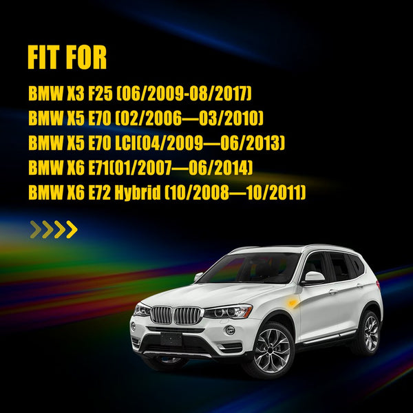 Smoked LED Side Marker Light for BMW F25 X3/X5/X6 E70/E71/E72, Signal Light