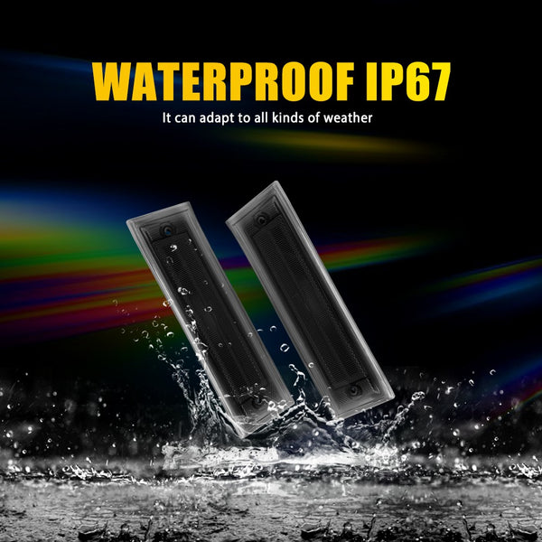 Smoked LED Side Marker Light for Chevrolet C10/C20/C30 & GMC C1500/C2500 1981-1991, Front