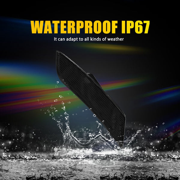 Smoked LED Side Marker Light Housing for Cadillac ATS 2013-2014 & XT5 2017-2024