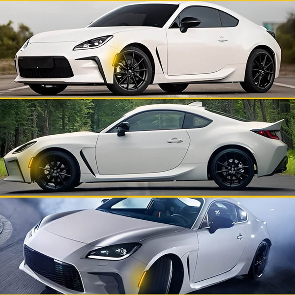Smoked Len LED Side Marker Light for 2022-2024 Toyota GR86 ZN8 & Subaru BRZ ZD8