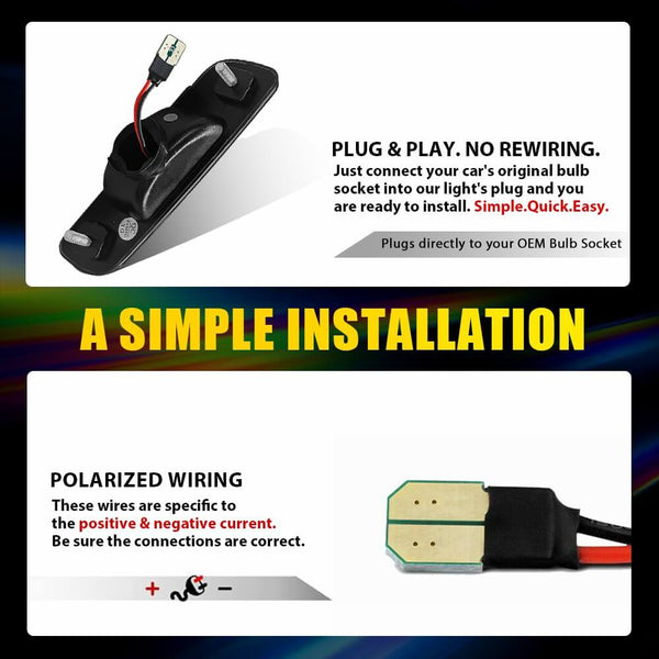 Smoked Lens LED Side Marker Turn Signal Light Fits 2001-2005 Lexus IS300(Front and Rear)