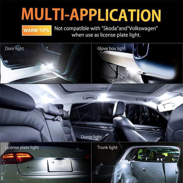 194 168 2825 LED Bulbs, Widely Used as License Plate Lights Car Truck Interior Dome Map Door Courtesy Marker