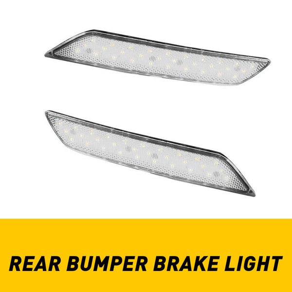 2013-2015 Honda Civic Red Lens 60-SMD LED Bumper Reflector Lights