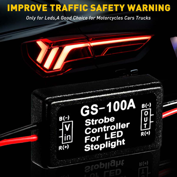 4 PCS LED Flash Strobe Controller for Brake Tail Stop Light