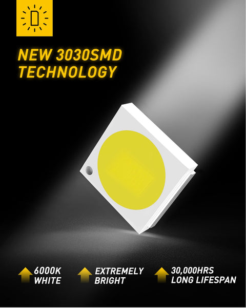 578 LED Bulb 41mm 42mm 212-2 211-2 578 Festoon LED Bulbs CANBUS Error Free 6-SMD 3030 Chipsets Xenon White