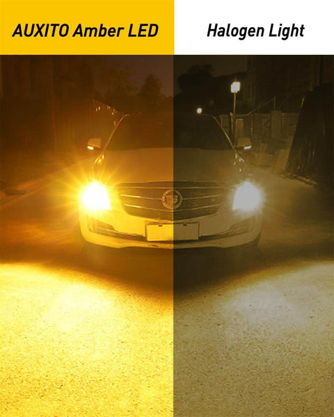 7440 7443 LED Bulb Amber Yellow with Projector for Turn Signal Bulbs Blinker Lights