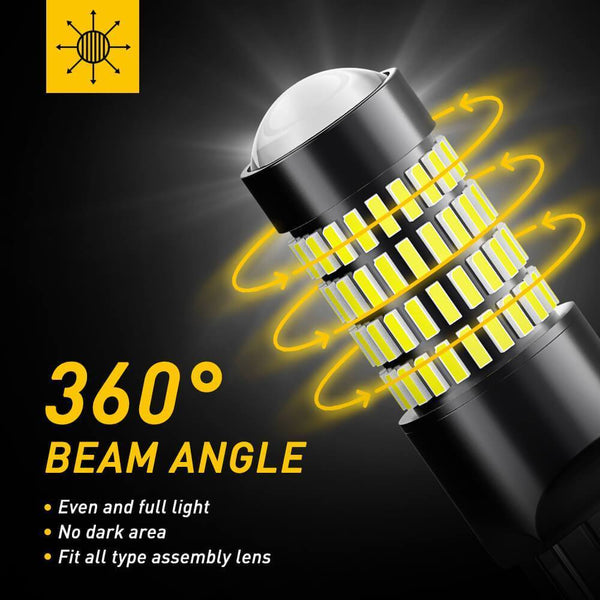 7443 Back Reverse Light Bulbs, AUXITO 1400 Lumens Super Bright 7440 7441 W21W LED Bulbs