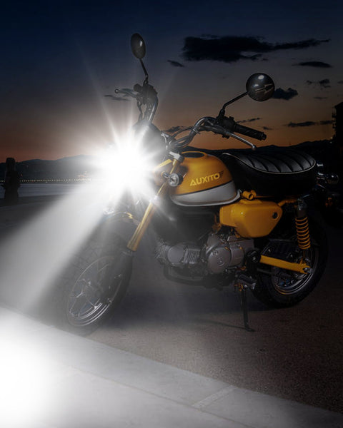 9003 H4 HB2 LED Headlight Bulb Motorcycle for hi/lo Beam 200% Brightness 6000K White