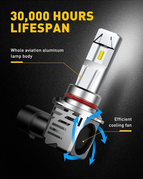 9005/HB3 LED Forward High Beam 9006/HB4 LED Bulbs Low Beam LED Combo