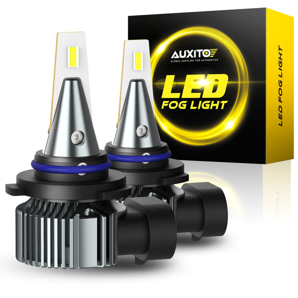 9006 HB4 LED Fog Light Bulbs, 6500K Cool White with CSP LED Chips