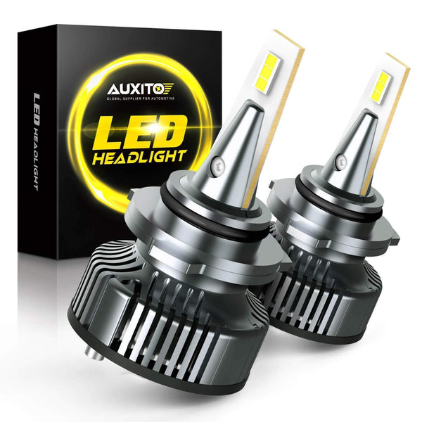 9006 LED Bulbs Forward High Beam and Low Beam HB4, 80W 16,000LM/Pair, CanBus Ready, Beam Adjustable 6500K Xenon White