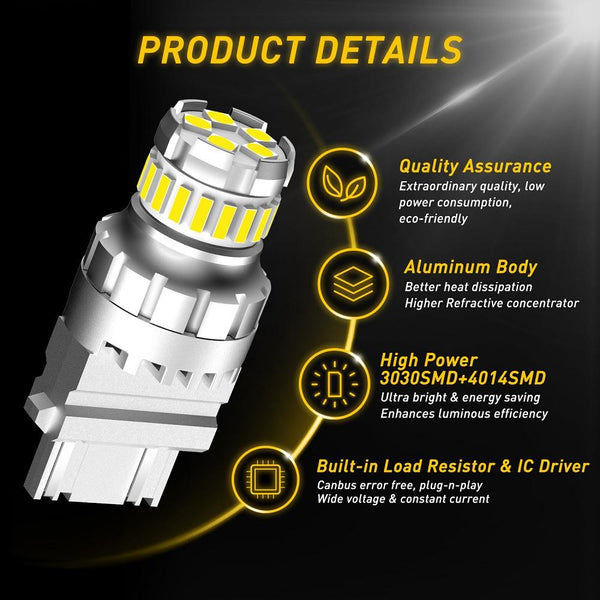 AUXITO 3156 3157 LED Bulb for Back Up Reverse Light, Tail Light