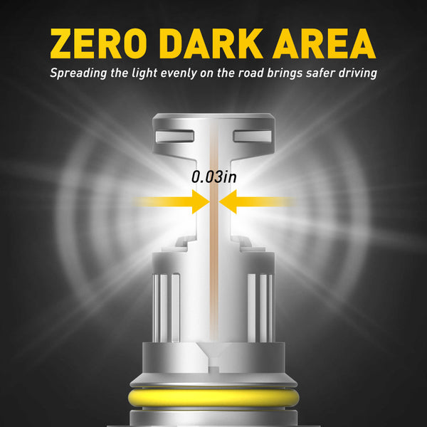 AUXITO 9004 LED Bulb 100W 20000LM 6000K White