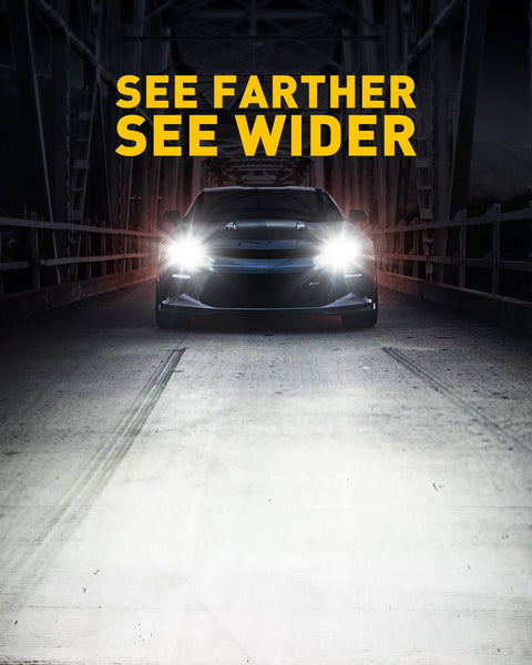 AUXITO 9012 LED Headlight Bulbs 100W 20000lm Per Set 600% Brighter 6000K Cool White