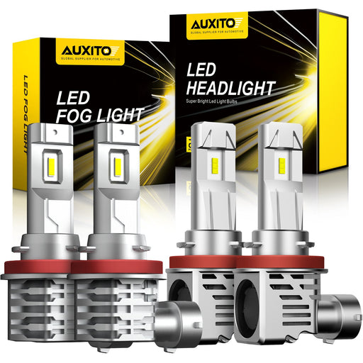 AUXITO H11 H8 H9 LED Headlight Bulbs & H11 H8 H16 LED Fog Light Bulbs