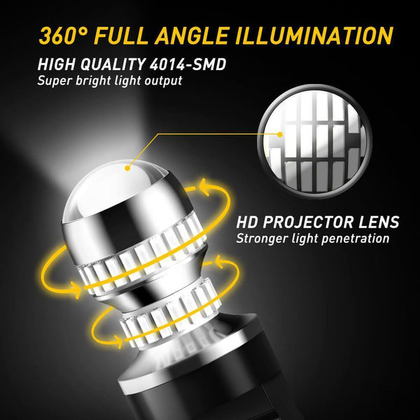 AUXITO LED Tail Light Bulb 3157 3156 3056 3057 3047 4057 4157 LED Bulbs for Stop Brake Tail Light, Brilliant Red