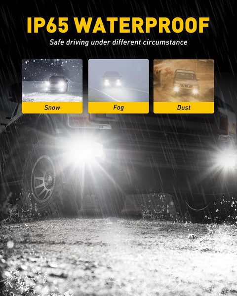 AUXITO PSX26W LED Fog Light, 6000LM 30W, Super Bright PSX26W/12278/H28W Fog Light