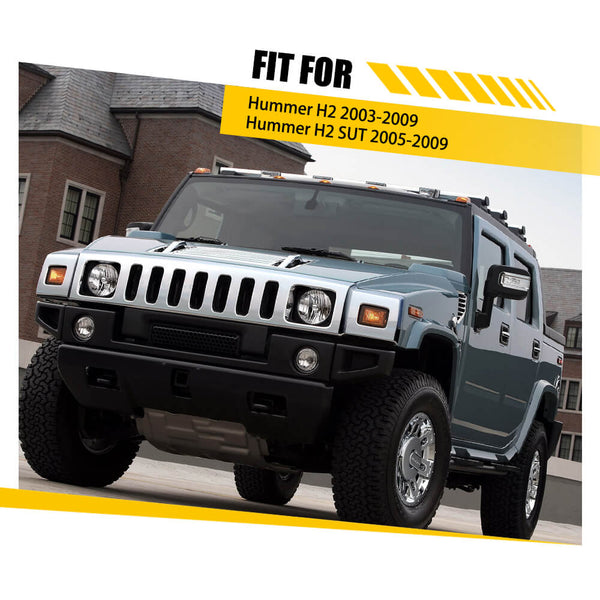 Fit for 03-09 Hummer H2 and 05-09 H2 SUT Roof Light Gaskets Anti-Leak Seal 10pcs