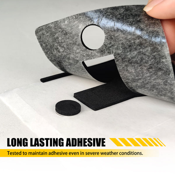 Fit for 03-09 Hummer H2 and 05-09 H2 SUT Roof Light Gaskets Anti-Leak Seal 10pcs