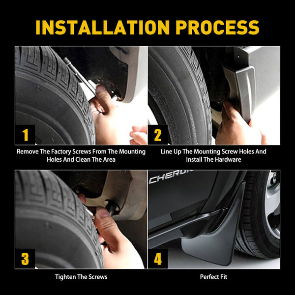 Fit for 11-20 Jeep Grand Cherokee Mud Flaps for Front or Rear Auto Accessories